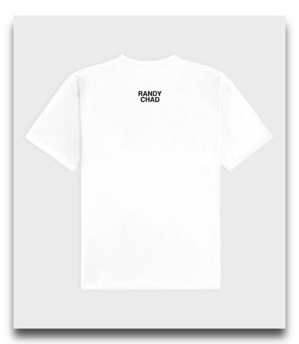 RANDY CHAD Strip logo T-Shirt